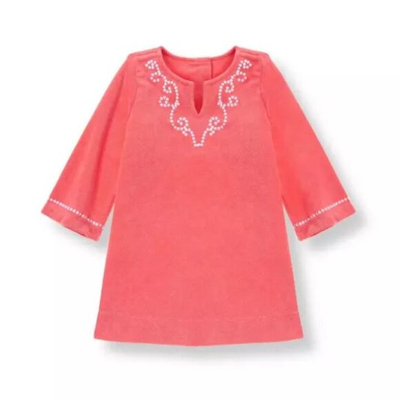 Janie and Jack "Terry Cloth" Coral Beach / Pool / Swim Cover Up Baby Toddler - Picture 1 of 11